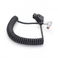 Coiled D-Tap to RED KOMODO Camera Power Cable 0.35-0.5m