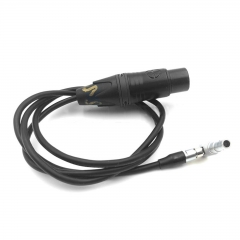 1m ARRI ALEXA MINI audio cable, Mono audio cable, small 5-pin to XLR 3-pin